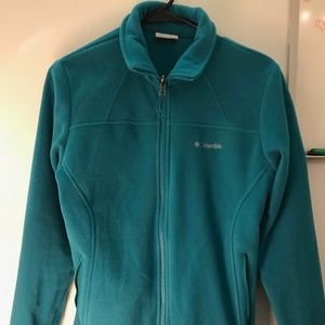 Columbia Blue Zip-Up Fleece